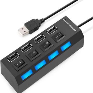 HUB 4 PUERTOS USB 3.0 C/INT Y LED IND 5V/2A - Imagen 1