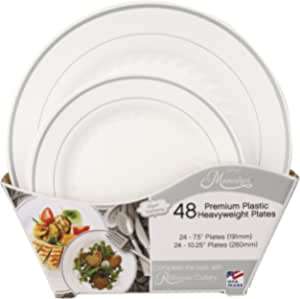 SET 48 PLATOS PLASTICOS MASTERPIECE