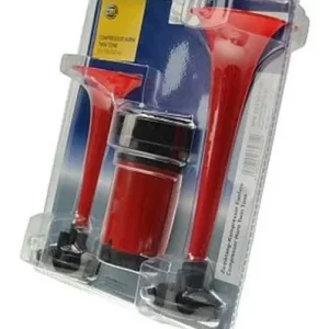 BOCINA HELLA 24V 118DB DOBLE CORNETA C/COMPRESOR 339369