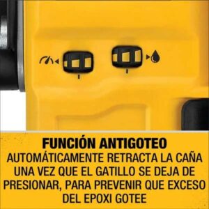 PISTOLA DISP.RESINA EPOXICA DEWALT DCE593B 20V MAX - Imagen 3