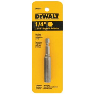 PUNTA HEXAGONAL MAGNETICA 1/4" DEWALT 65MM DW2221Z