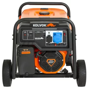 GENERADOR KOLVOK POWER PRO GO7000GE 7KVA 220V BENCINERO - Imagen 3