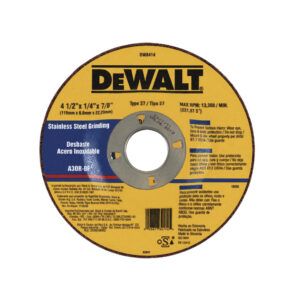 DISCO CORTE 4.1/2" X 6.4 X 22 DEWALT DW8414C AC.INOX L/PREM. - Imagen 1