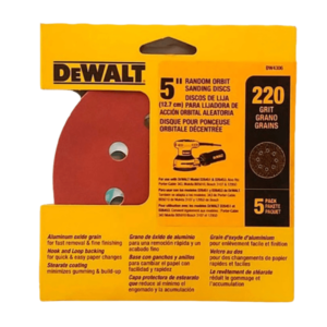 DISCO LIJA 5" G220 DEWALT DW4306X U.FINO 5 UN